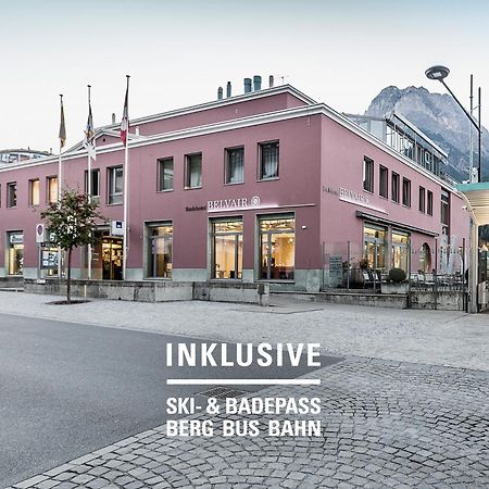 Badehotel Belvair Scuol Exterior foto