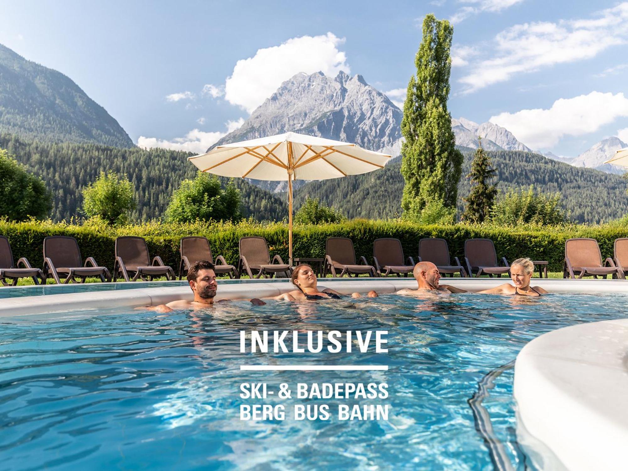 Badehotel Belvair Scuol Exterior foto
