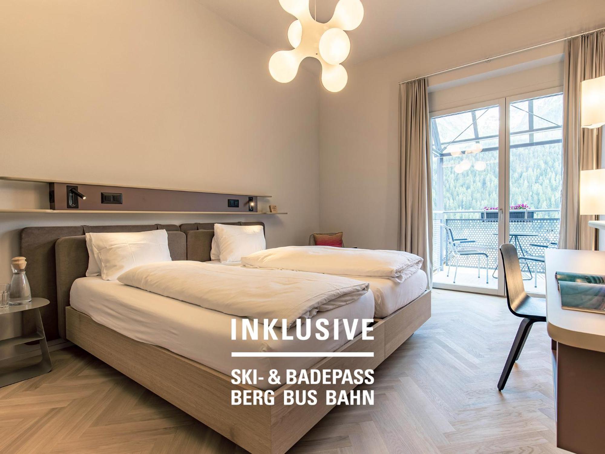 Badehotel Belvair Scuol Exterior foto