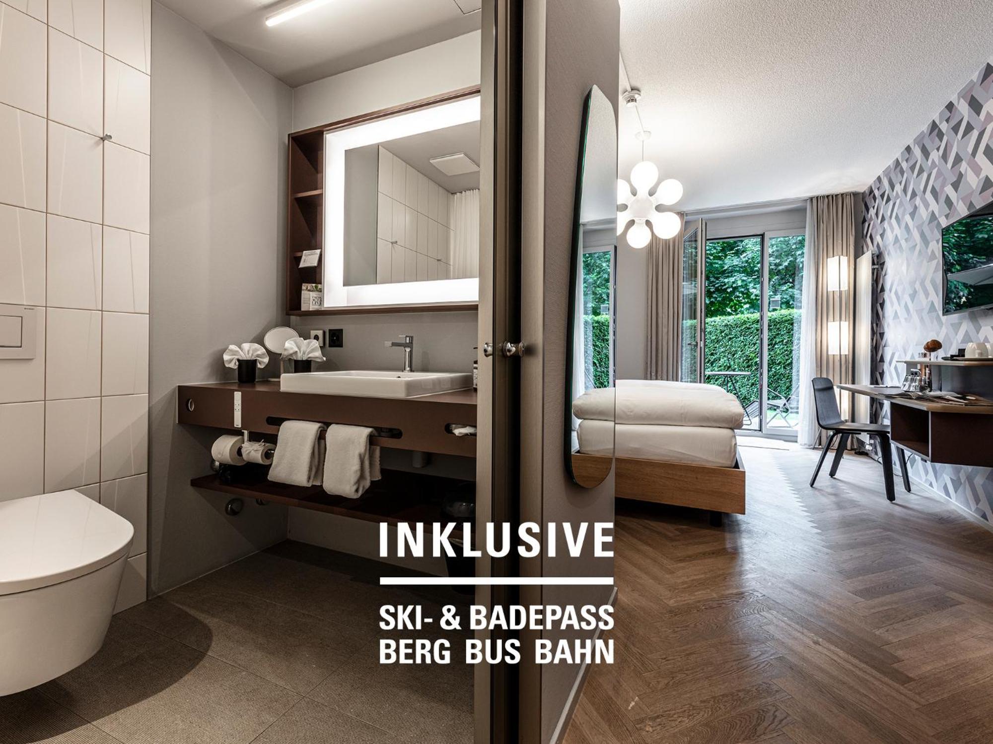 Badehotel Belvair Scuol Exterior foto