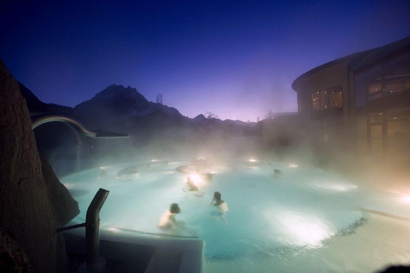 Badehotel Belvair Scuol Facilidades foto